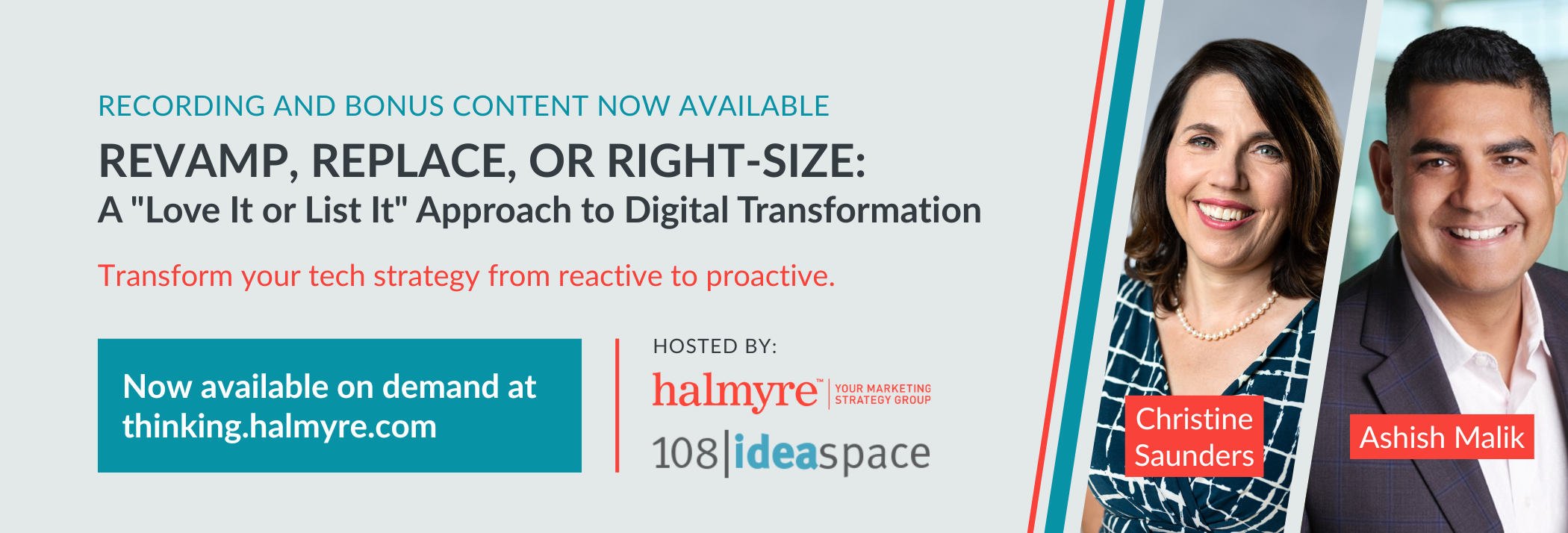 Revamp, Replace, or Right-Size: Webinar Recording and Highlights